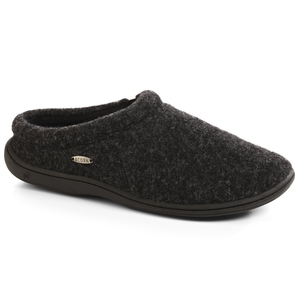 Men's Digby Gore Slippers in Black Tweed#color_black-tweed