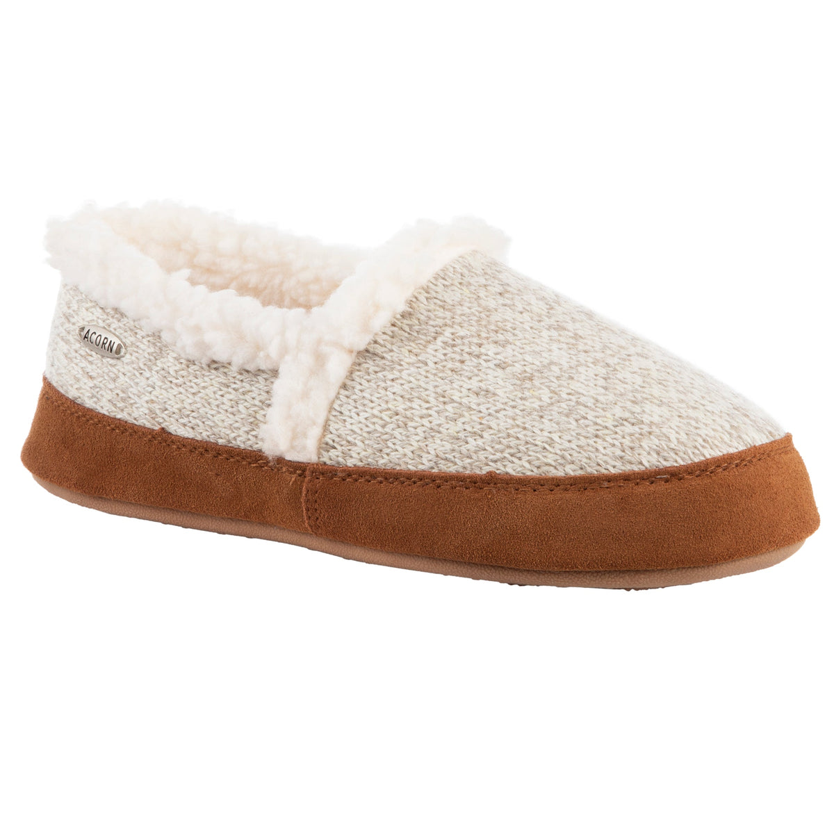 Women's Ragg Wool Moccasin Slipper
#color_oatmeal-heathered