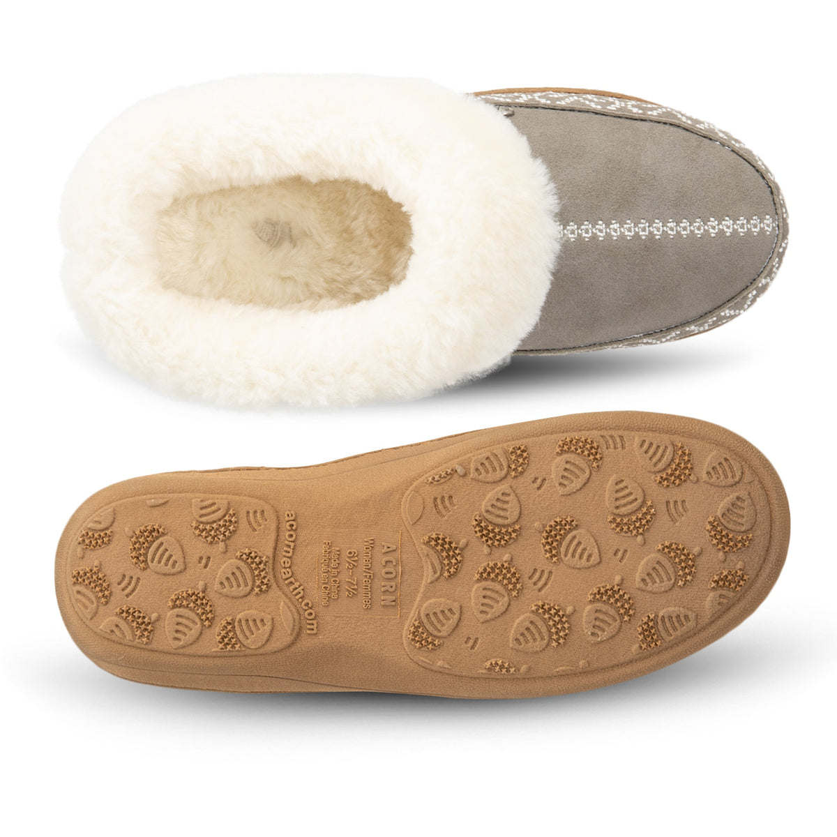 Women's Timber Color Greta Embroidered Clog Slipper
#color_timber