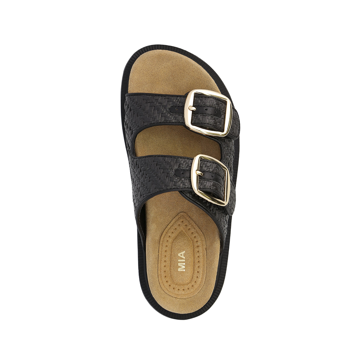 MONICA - BLACK RAFFIA