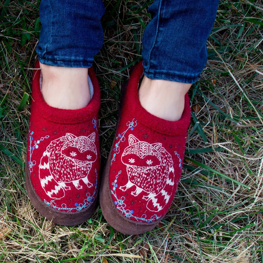 10077 Women's Forest Mule Slippers #color_grey-squirrel