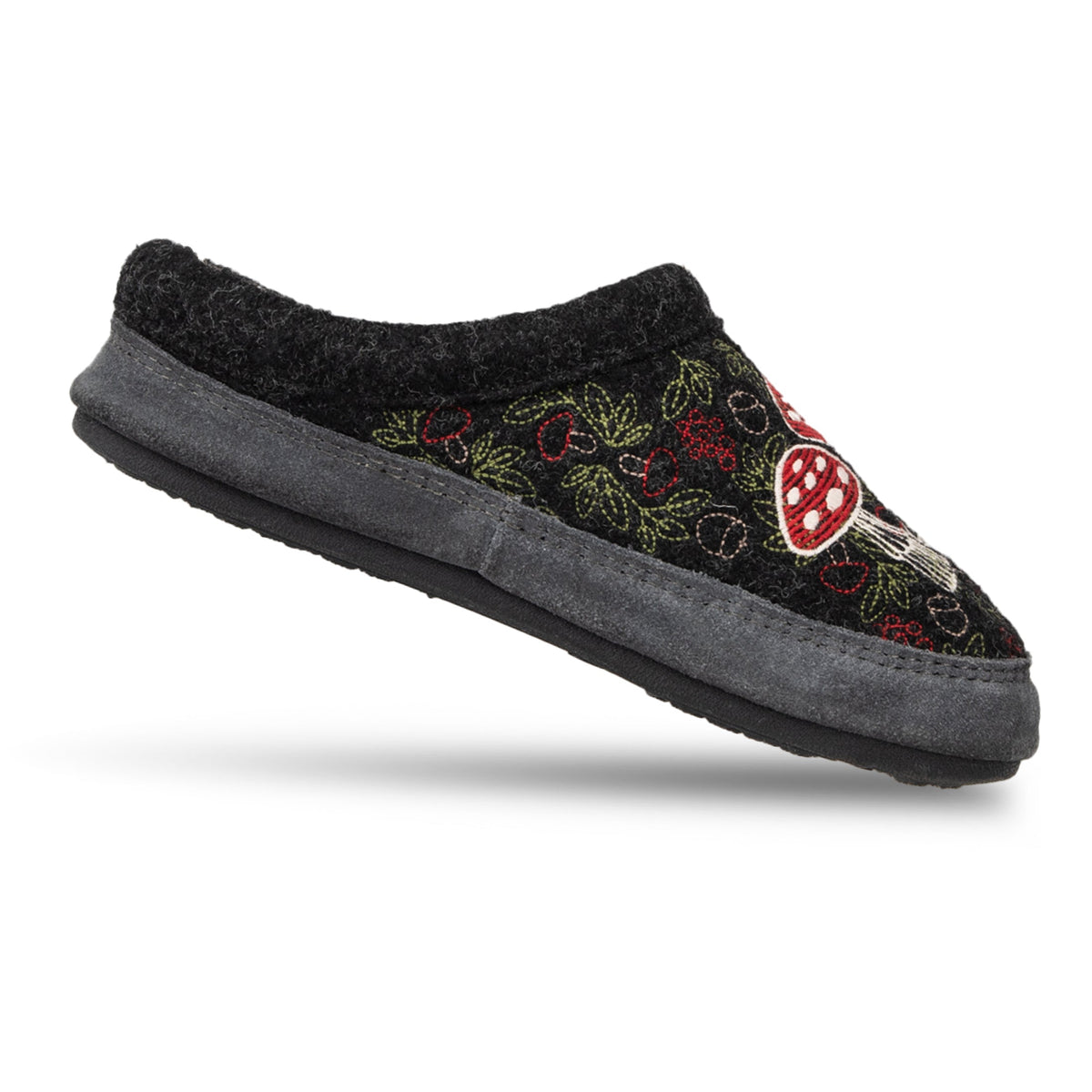 10077 Women's Forest Mule Slippers #color_mushroom