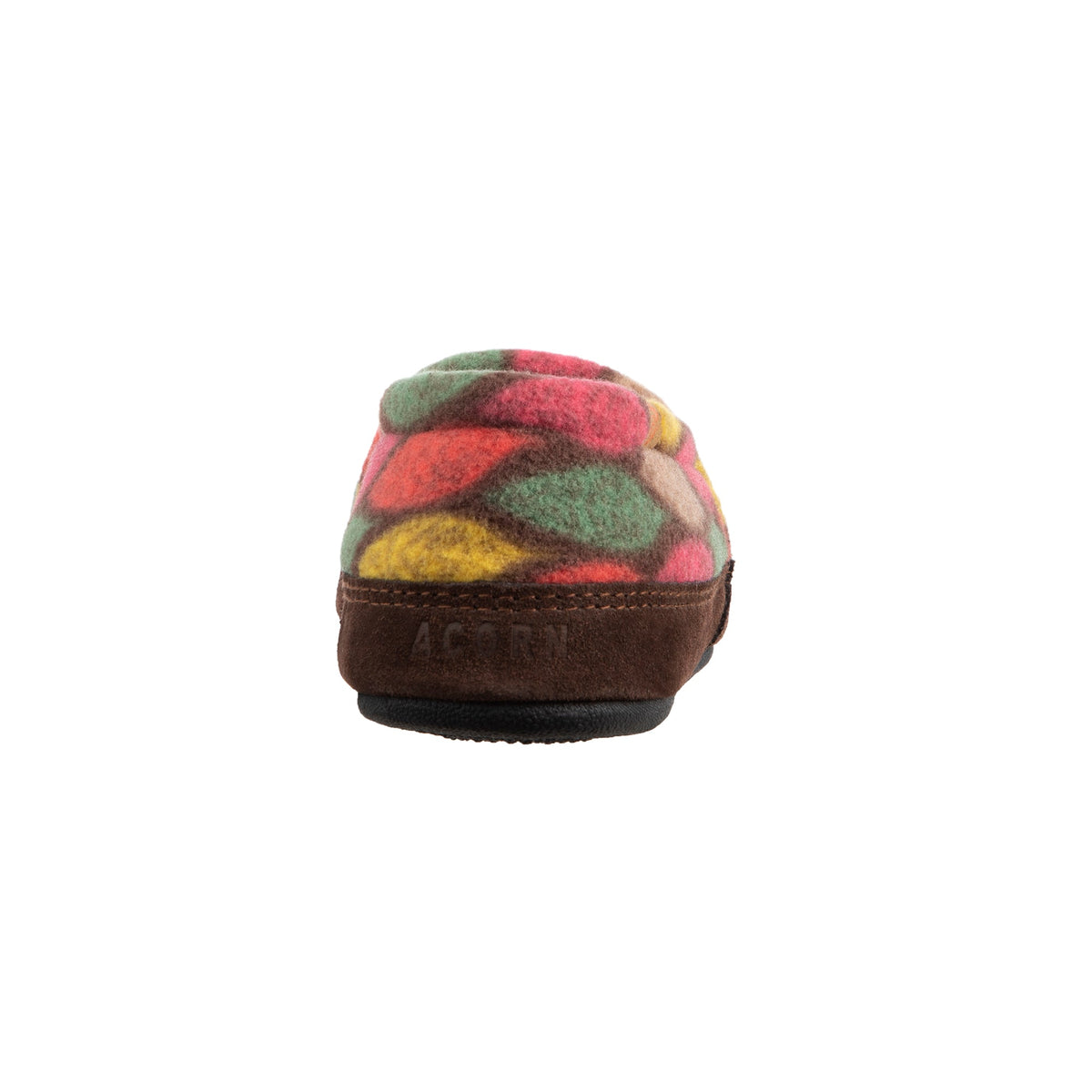 Women's Patterned Brown and Pink Leaves Moccasin Slipper

 #color_brown-and-pink-leaves