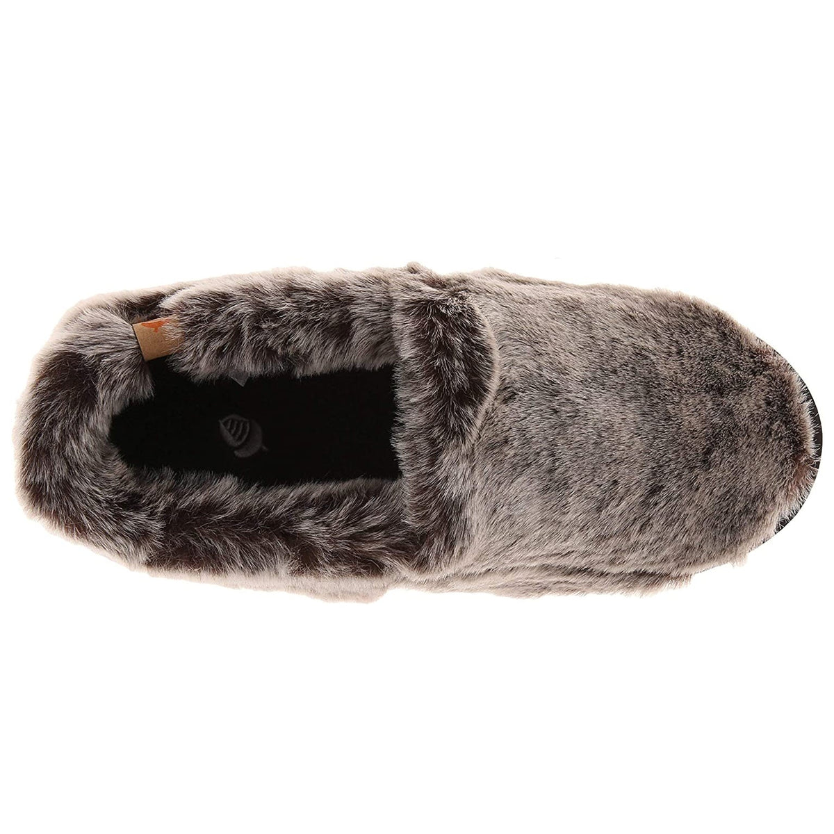 Women's Classic Charcoal Faux Fur Moccasin Slipper

#color_charcoal-faux-fur