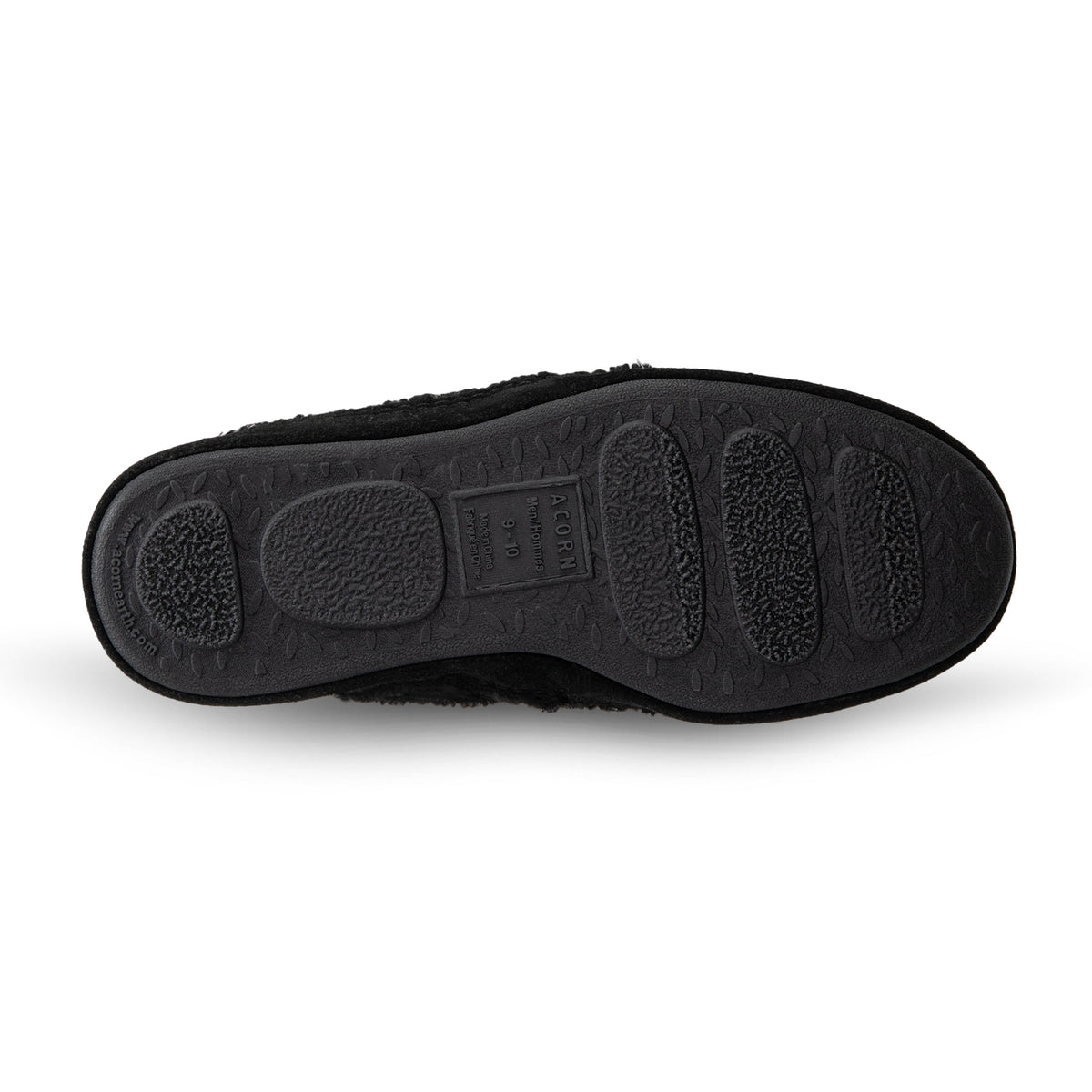 Men's Classic Moccasin Black Slipper
#color_black-berber