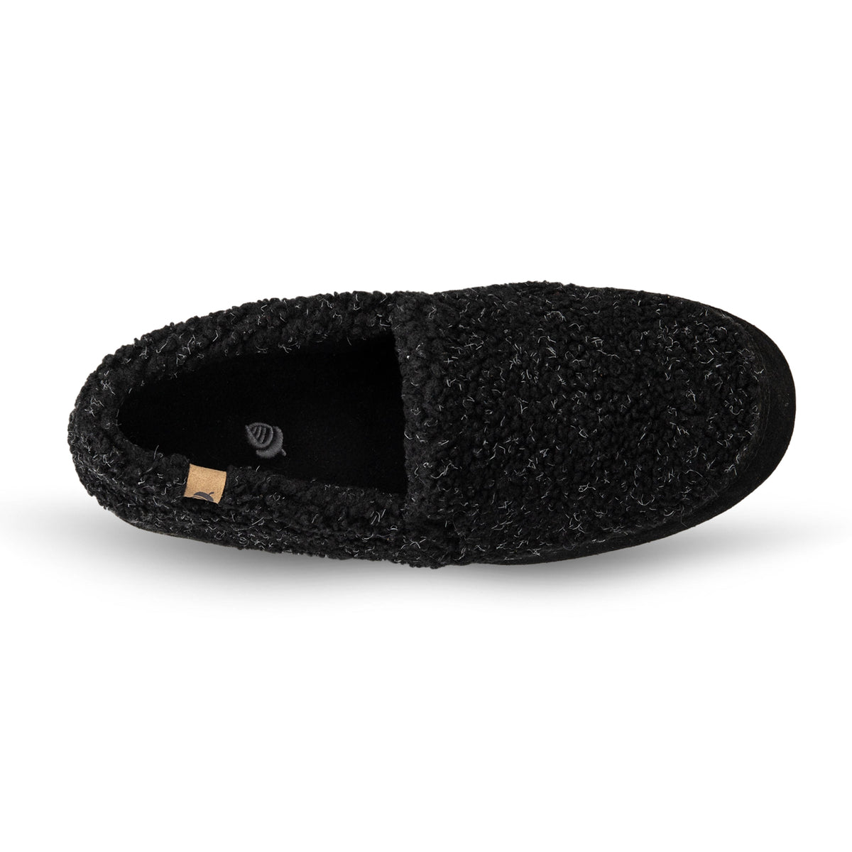 Men's Classic Moccasin Black Slipper
#color_black-berber
