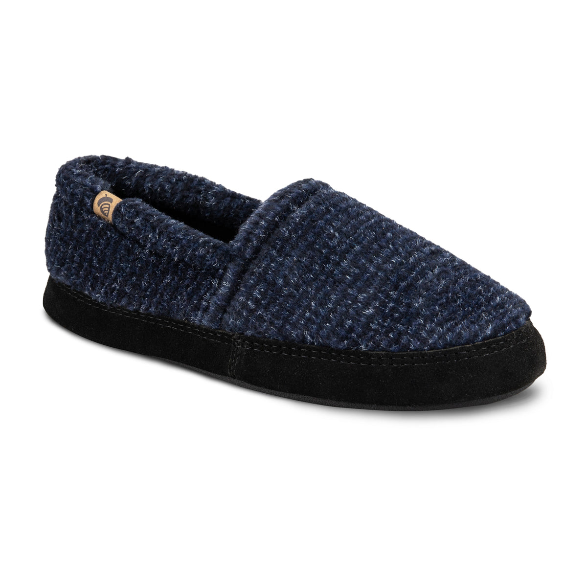 Men's Classic Moccasin Blue Slipper

#color_blue-check