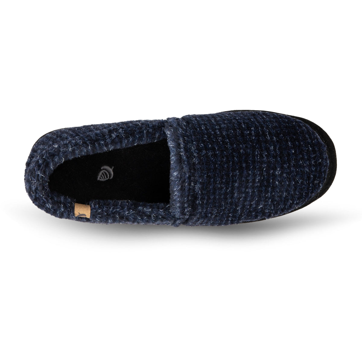 Men's Classic Moccasin Blue Slipper

#color_blue-check