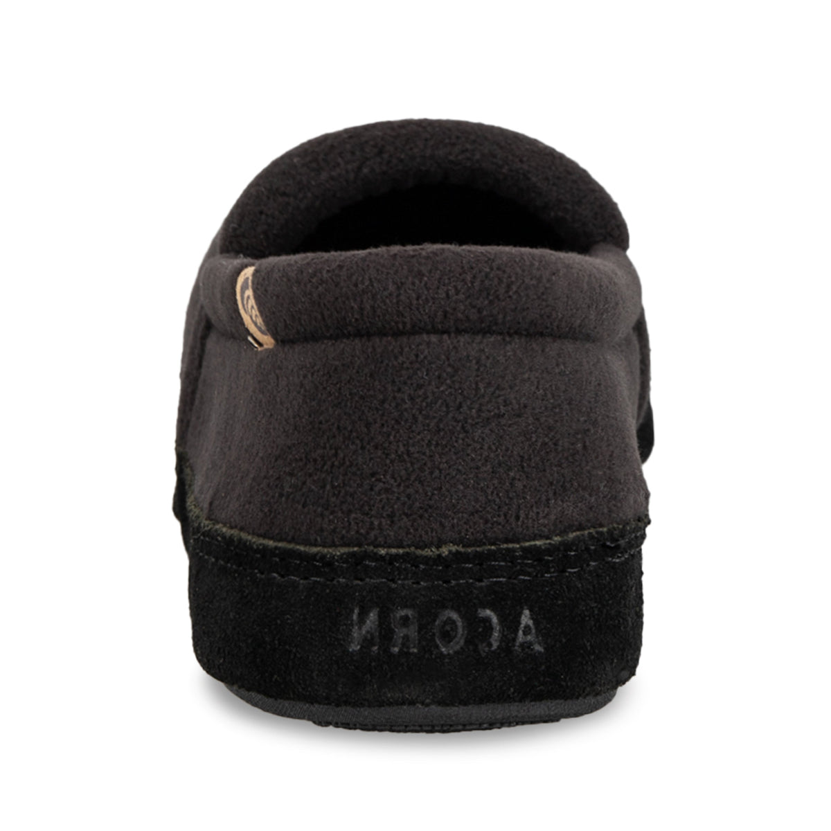 Men's Classic Moccasin Black Charcoal Slipper

#color_black