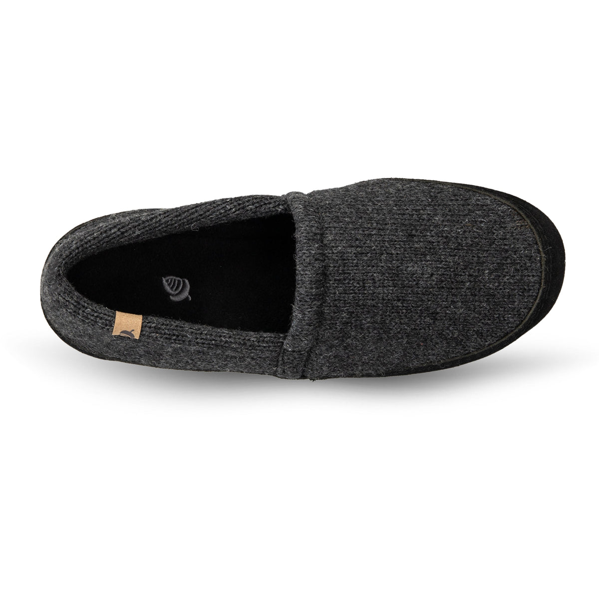 Men's Classic Moccasin Dark Charcoal Slipper

#color_dark-charcoal