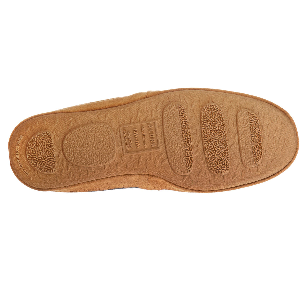 10086 Men's Acorn® Moc Slippers with Cloud Cushion® Comfort #color_black-plaid