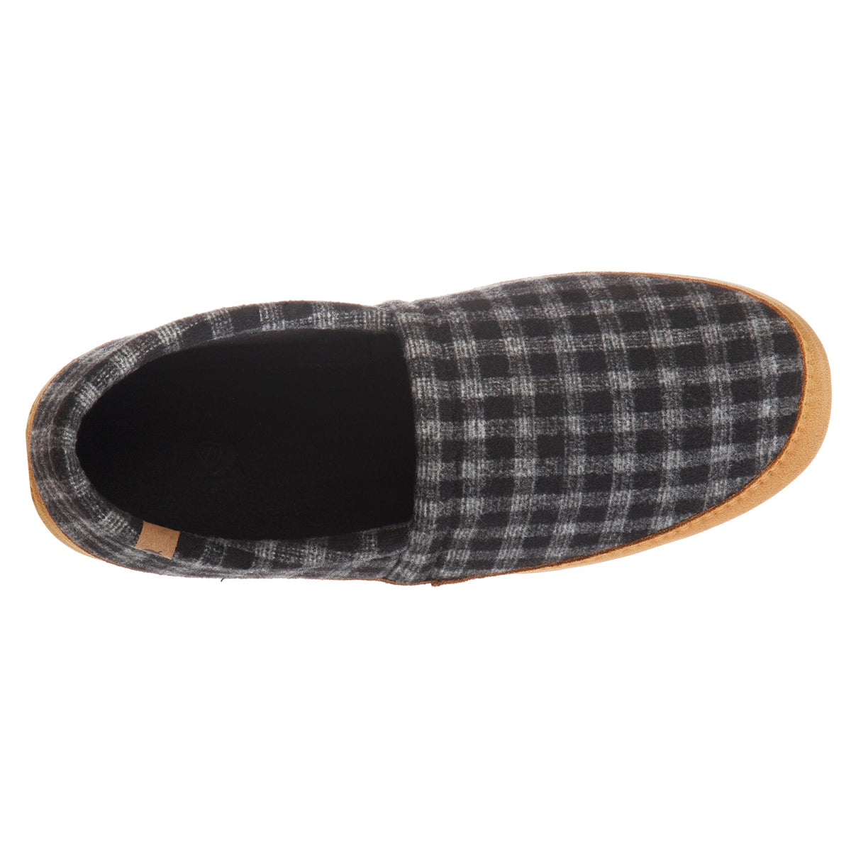 10086 Men's Acorn® Moc Slippers with Cloud Cushion® Comfort #color_black-plaid