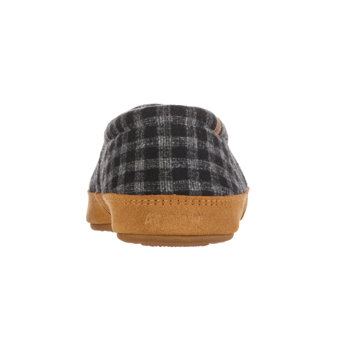 10086 Men's Acorn® Moc Slippers with Cloud Cushion® Comfort #color_black-plaid