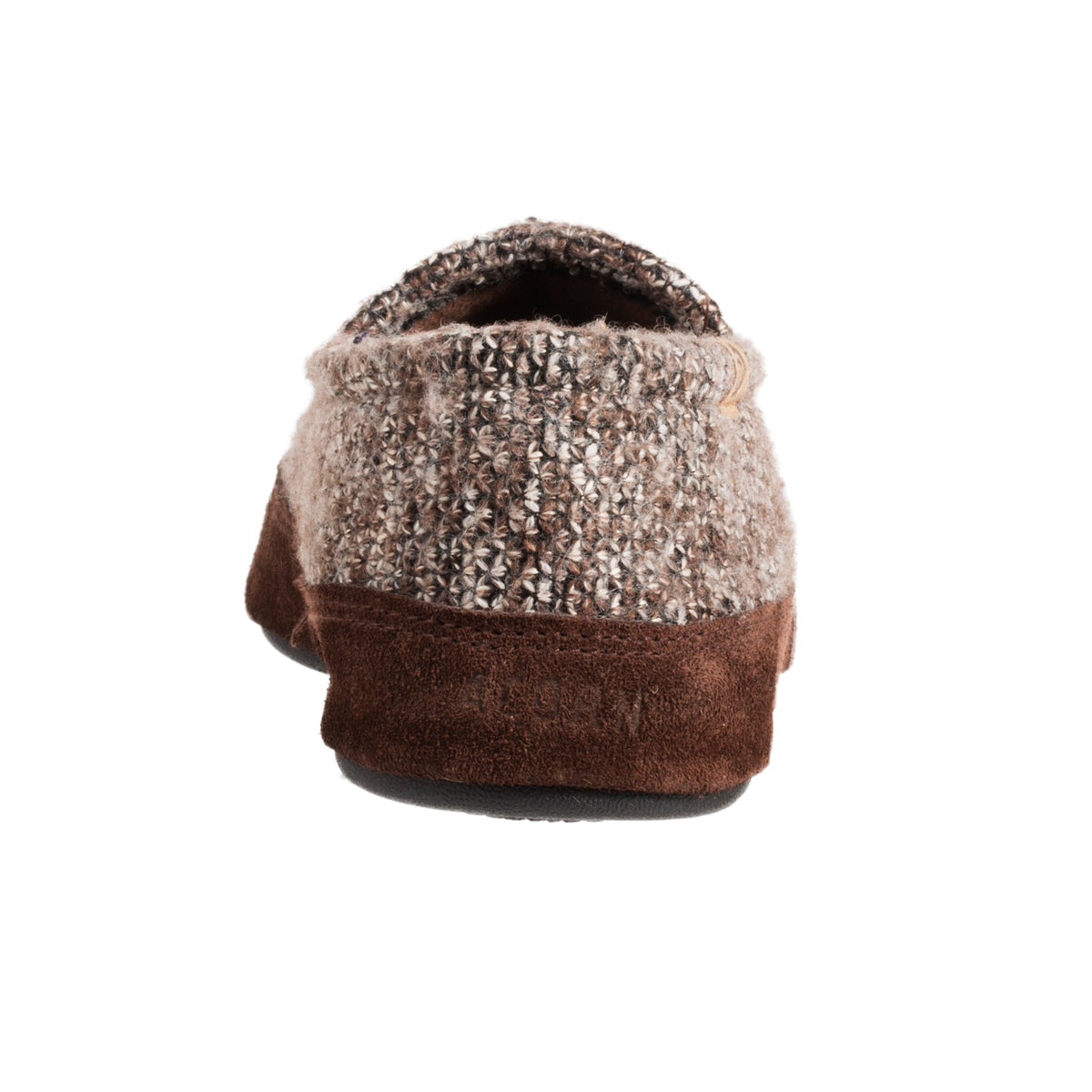Men's Classic Moccasin Brown Tweed Slipper

#color_brown-tweed