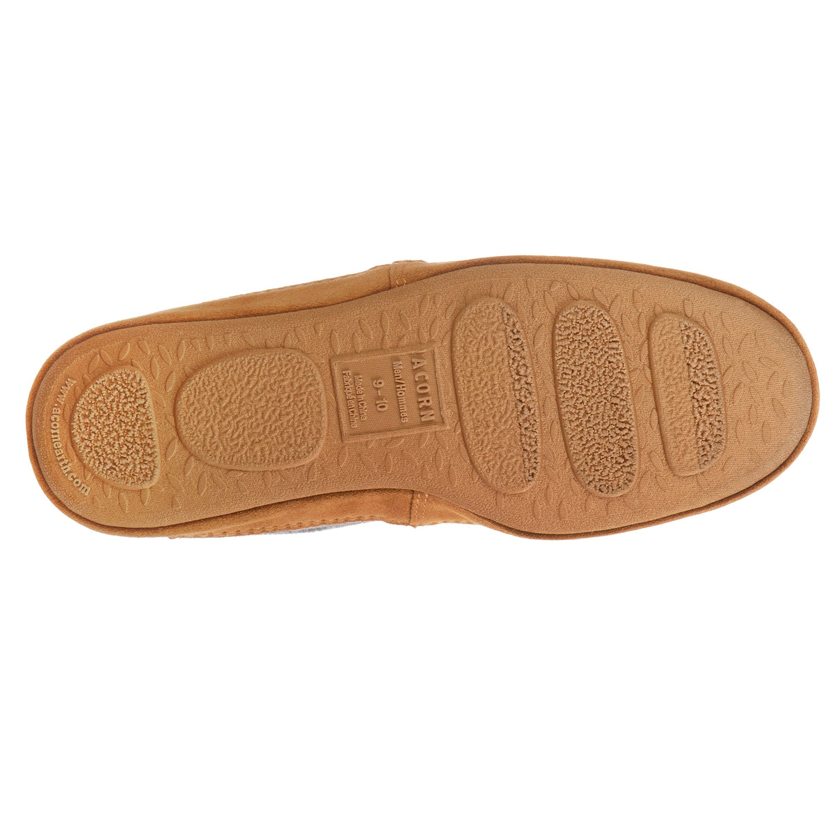 10086 Men's Acorn® Moc Slippers with Cloud Cushion® Comfort #color_grey-plaid