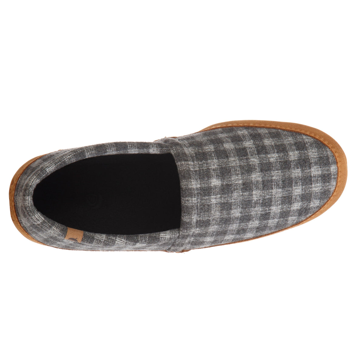 10086 Men's Acorn® Moc Slippers with Cloud Cushion® Comfort #color_grey-plaid