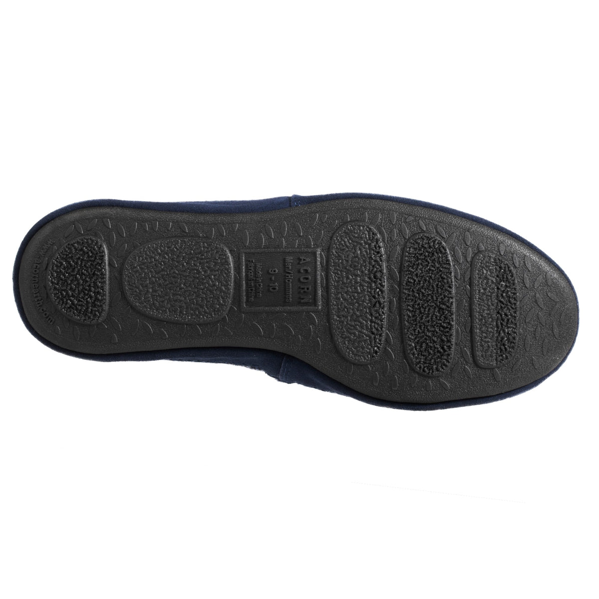 Men's Classic Moccasin Navy Tweed Slippers

 #color_navy-tweed