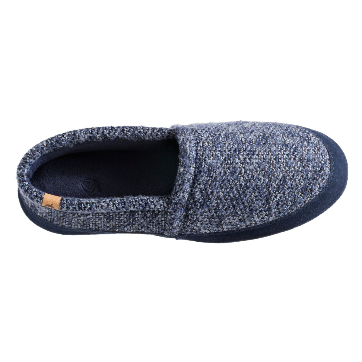 Men's Classic Moccasin Navy Tweed Slippers

 #color_navy-tweed