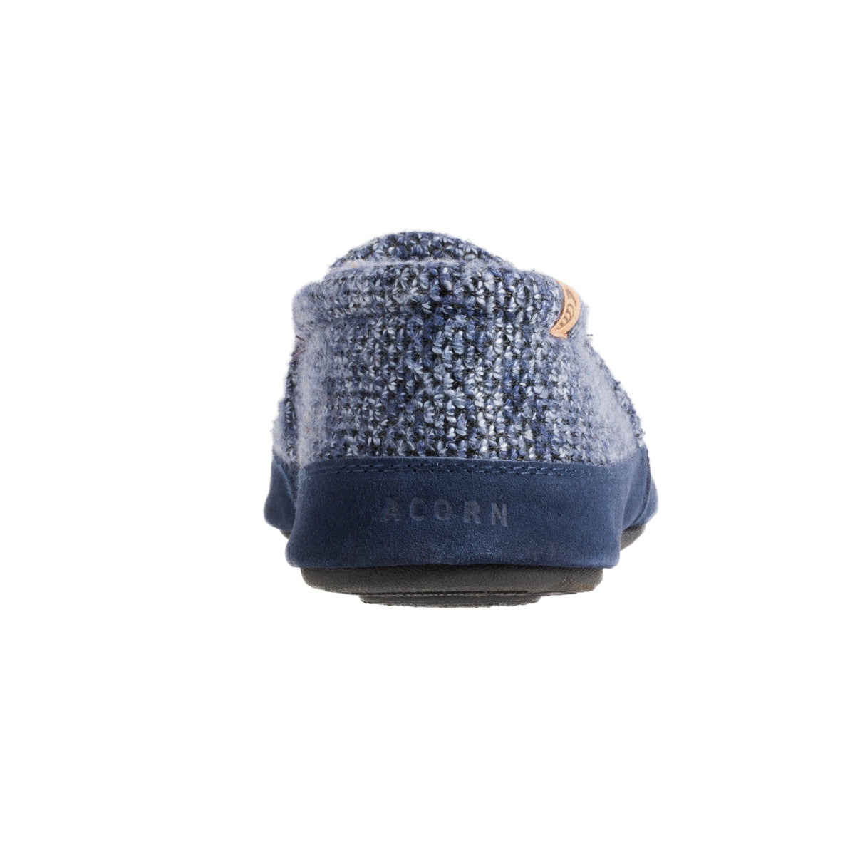 Men's Classic Moccasin Navy Tweed Slippers

 #color_navy-tweed