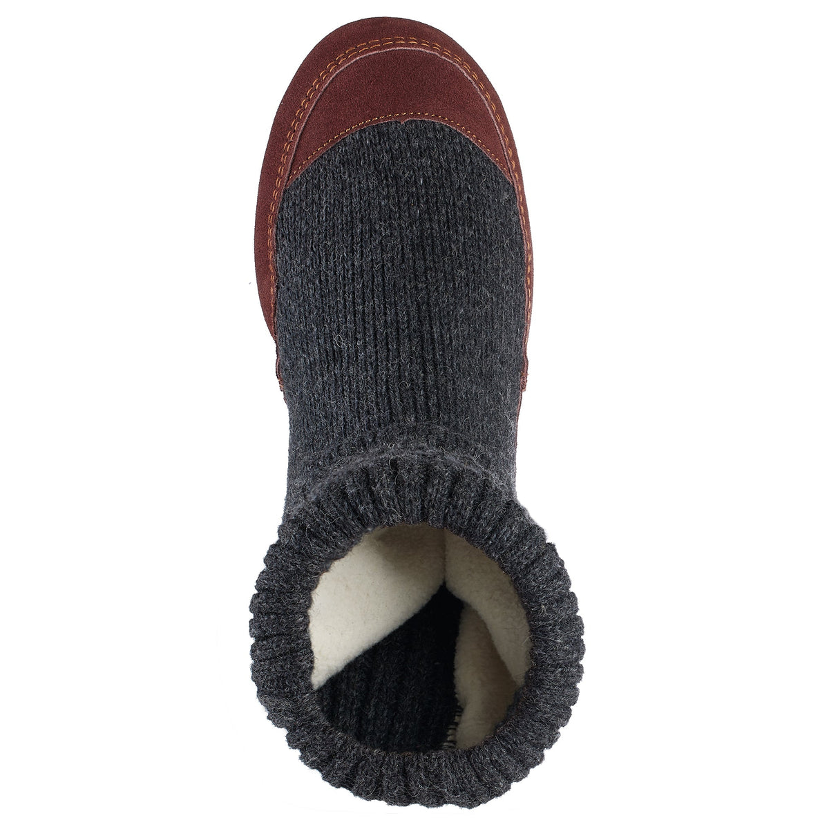 Women's Slouch Charcoal Boot Slippers

#color_charcoal