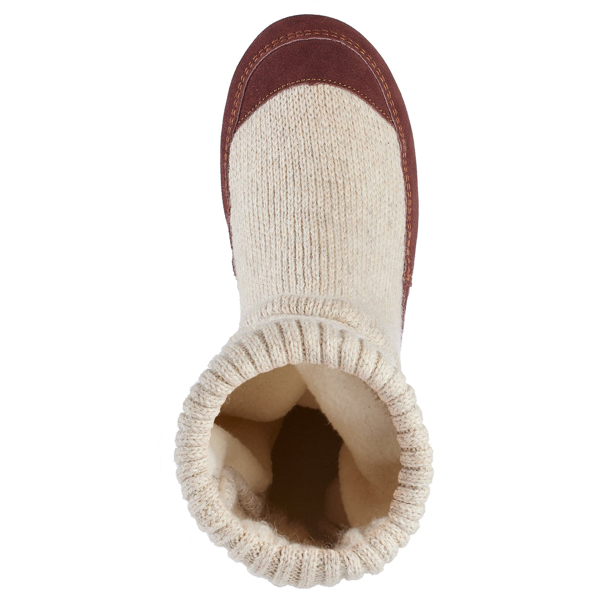 10162 Men's Slouch Boot Slipper with Indoor/Outdoor Sole #color_oatmeal-heathered