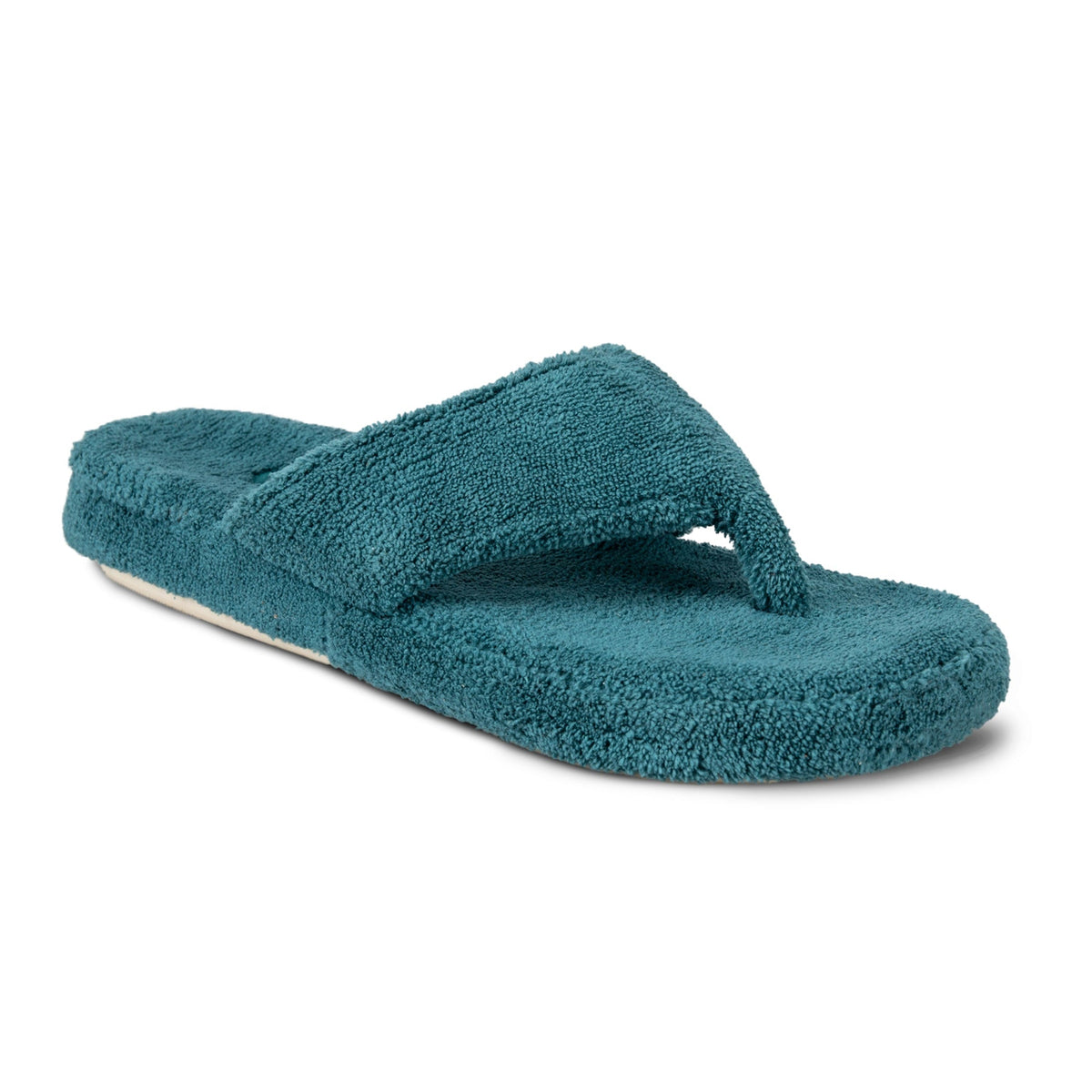 Women's Spa Peacock Colored Flip Flop Slippers

#color_peacock