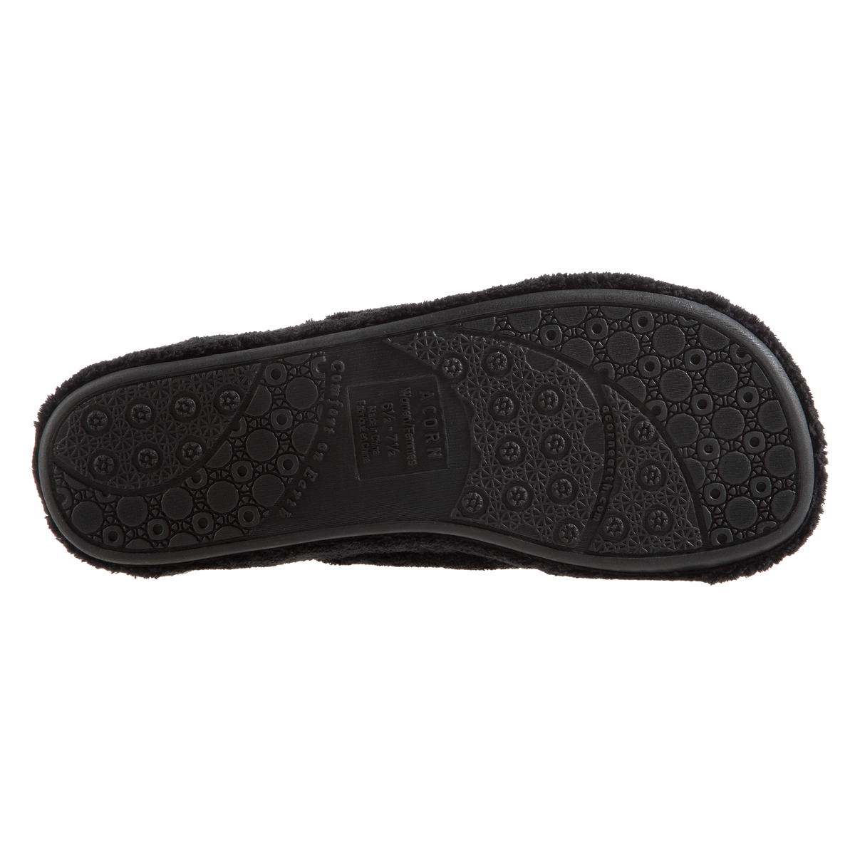 Women's Spa Black Flip Flop Slippers

#color_black