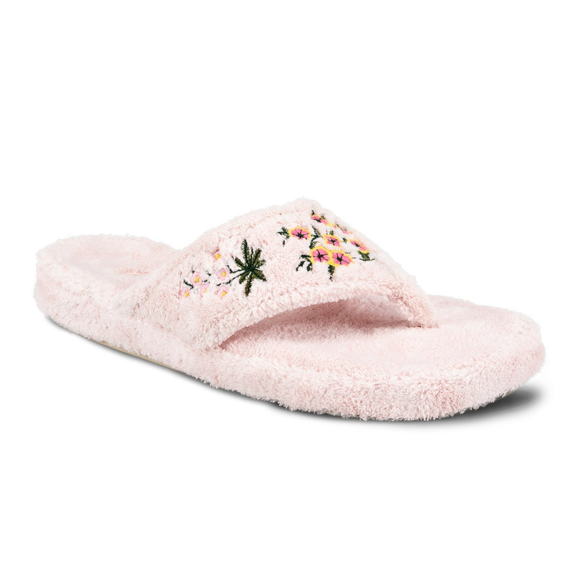Women's Spa Pink Embroidered Colored Flip Flop Slippers

#color_pink-embroidered