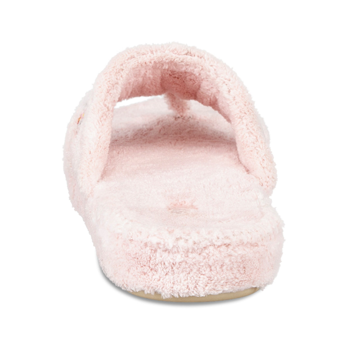 Women's Spa Pink Embroidered Colored Flip Flop Slippers

#color_pink-embroidered