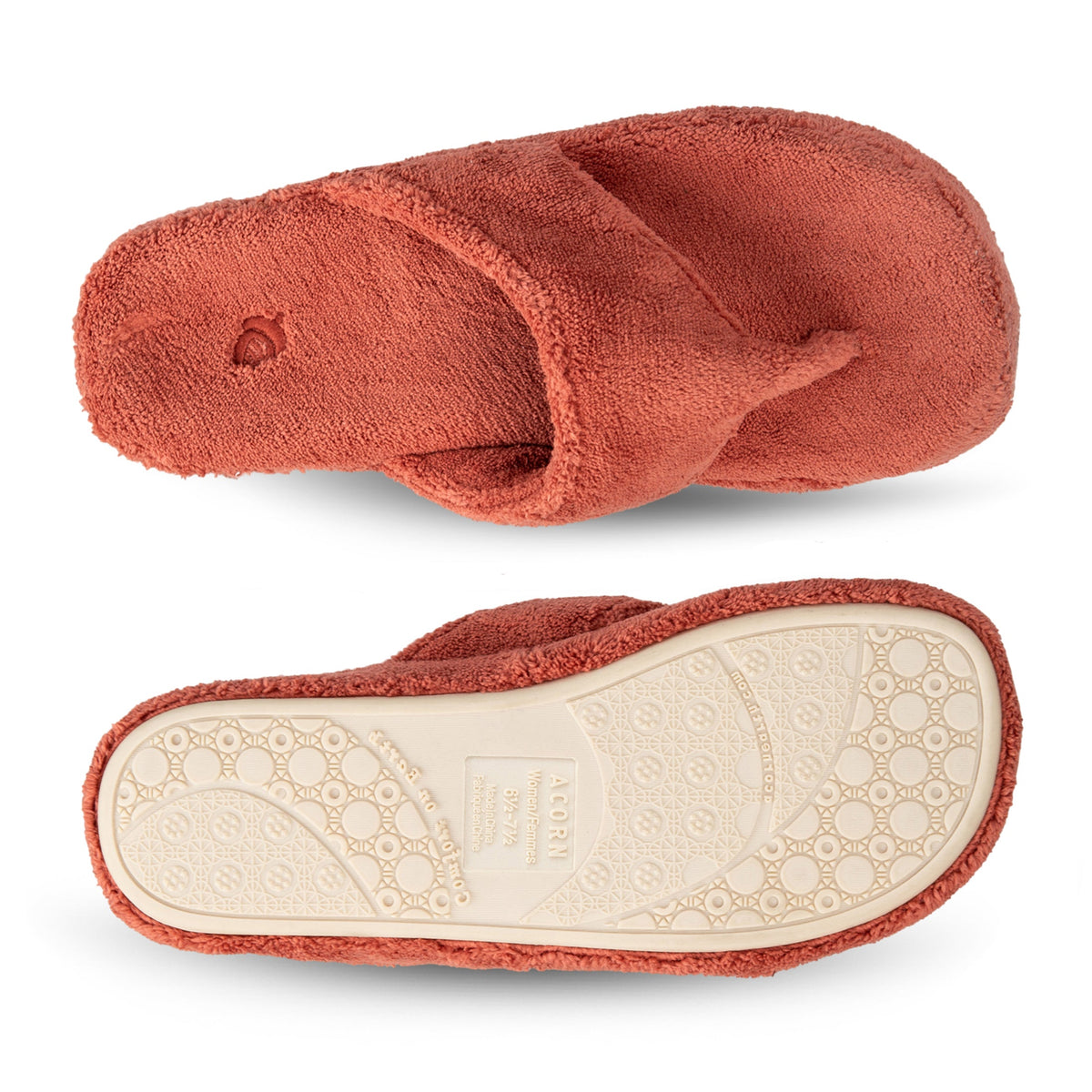 Women's Spa Sunset Red Flip Flop Slippers

#color_sunset-red