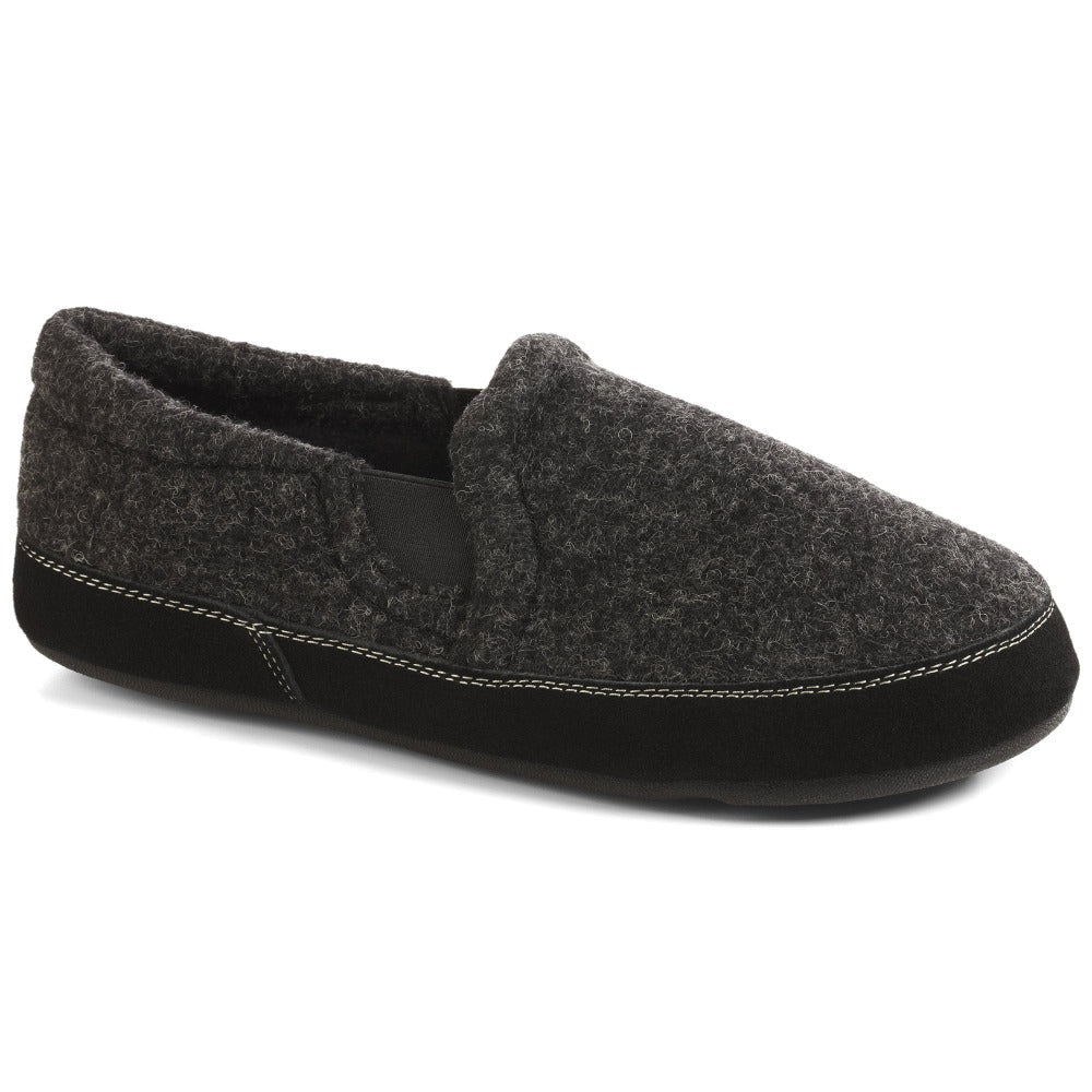 Black Tweed Acorn Slipper#color_black-tweed