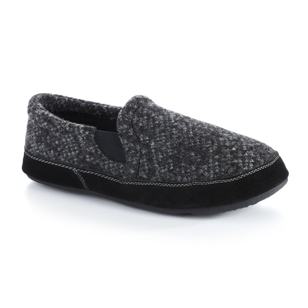 Charcoal Tweed Acorn Slipper#color_charcoal-tweed