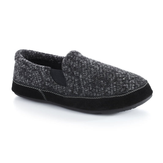 Charcoal Tweed Acorn Slipper#color_charcoal-tweed