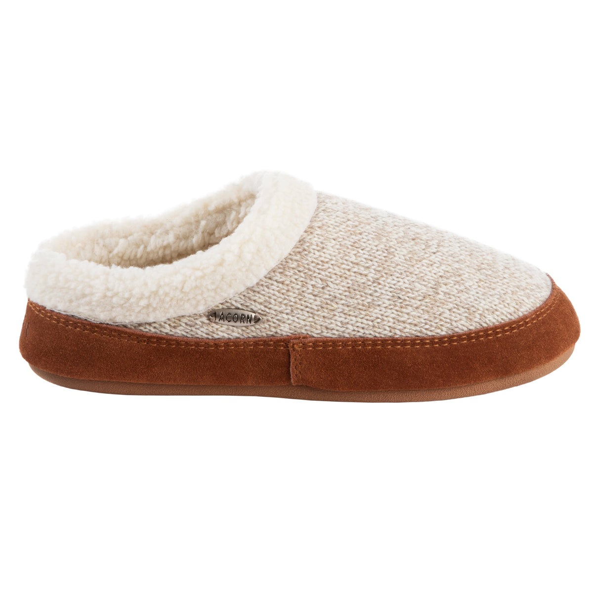 Women's Ragg Wool Oatmeal Heathered Clog Slippers

#color_oatmeal-heathered