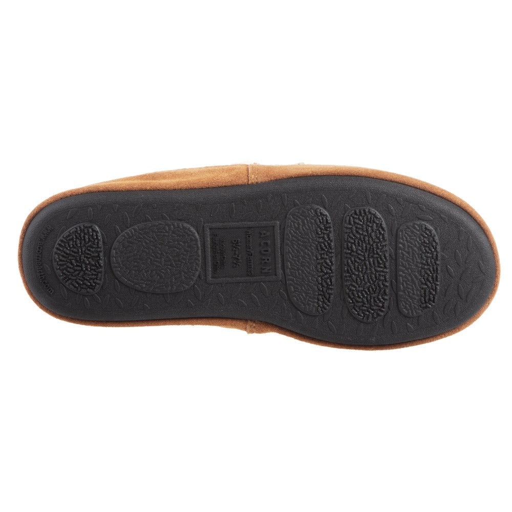 Acorn Nordic Moccasin Slipper Oatmeal Heather Outsole View

#color_nordic-oatmeal-heather