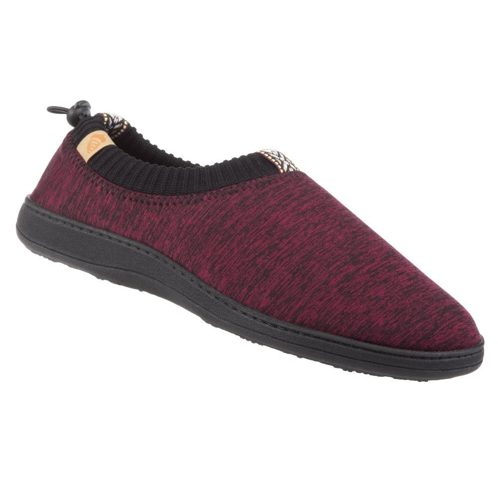 Garnet Heather Acorn Slipper left side angle#color_garnet-heather