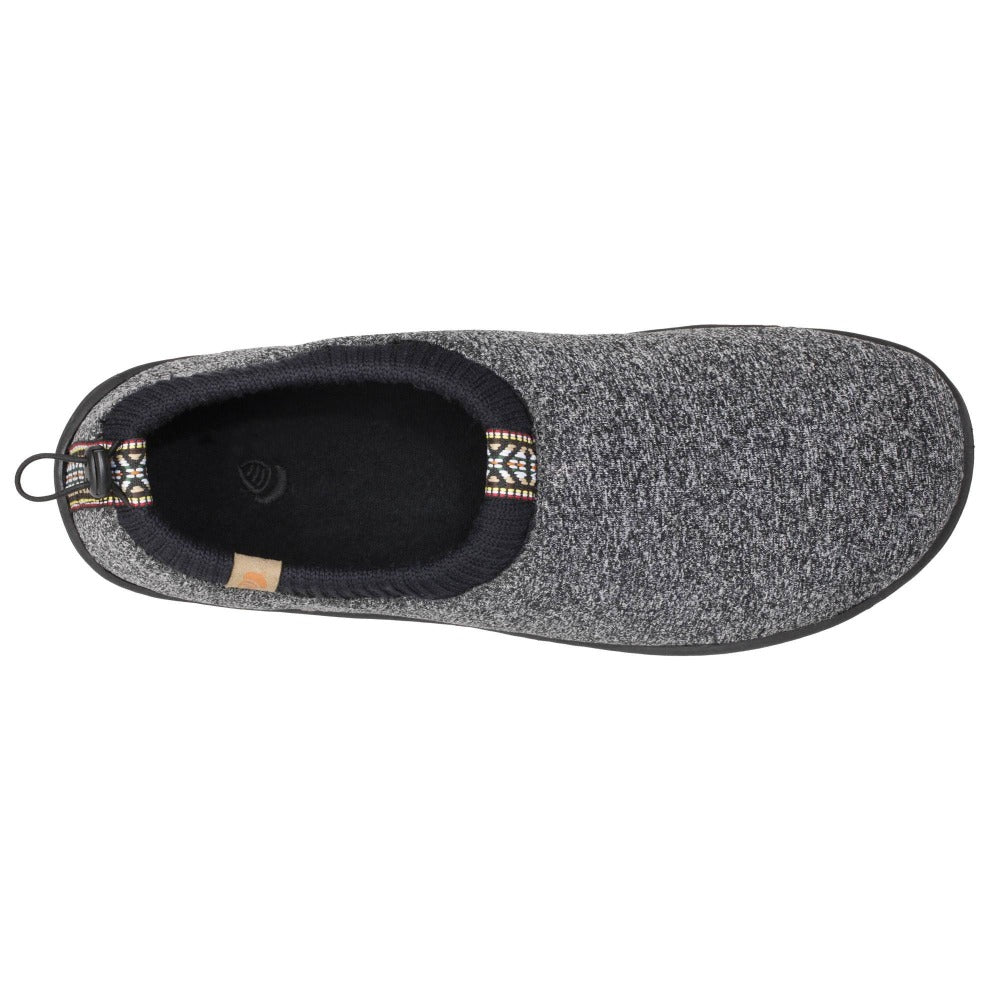Black Heather Explorer Moc top angle#color_black-heather