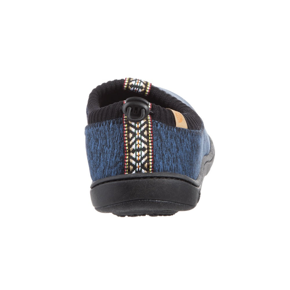 Navy Heather Acorn Slipper back angle#color_navy-heather