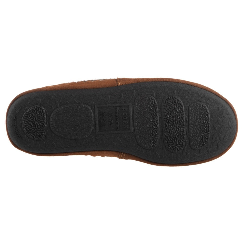 Acorn Camden Recycled Slipper Sole View#color_walnut