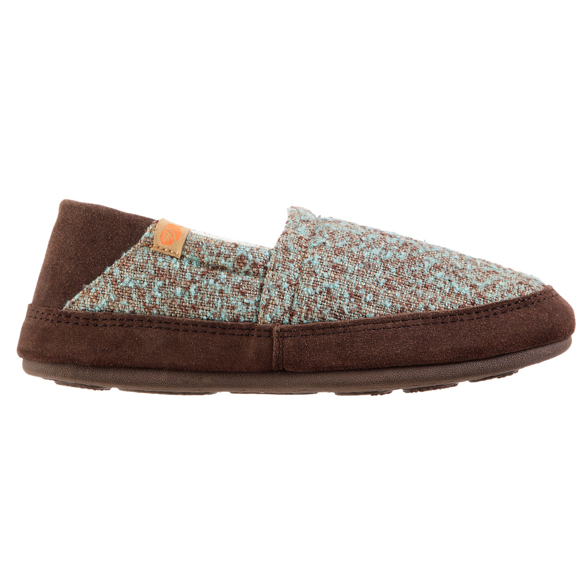 Women's Collapsible Heel Robins Egg Moccasin Slipper

#color_robins-egg