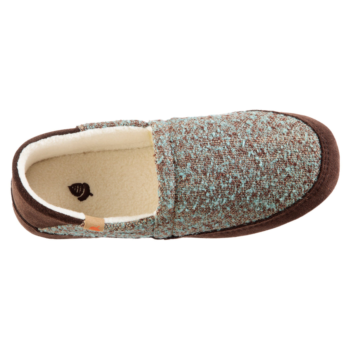 Women's Collapsible Heel Robins Egg Moccasin Slipper

#color_robins-egg