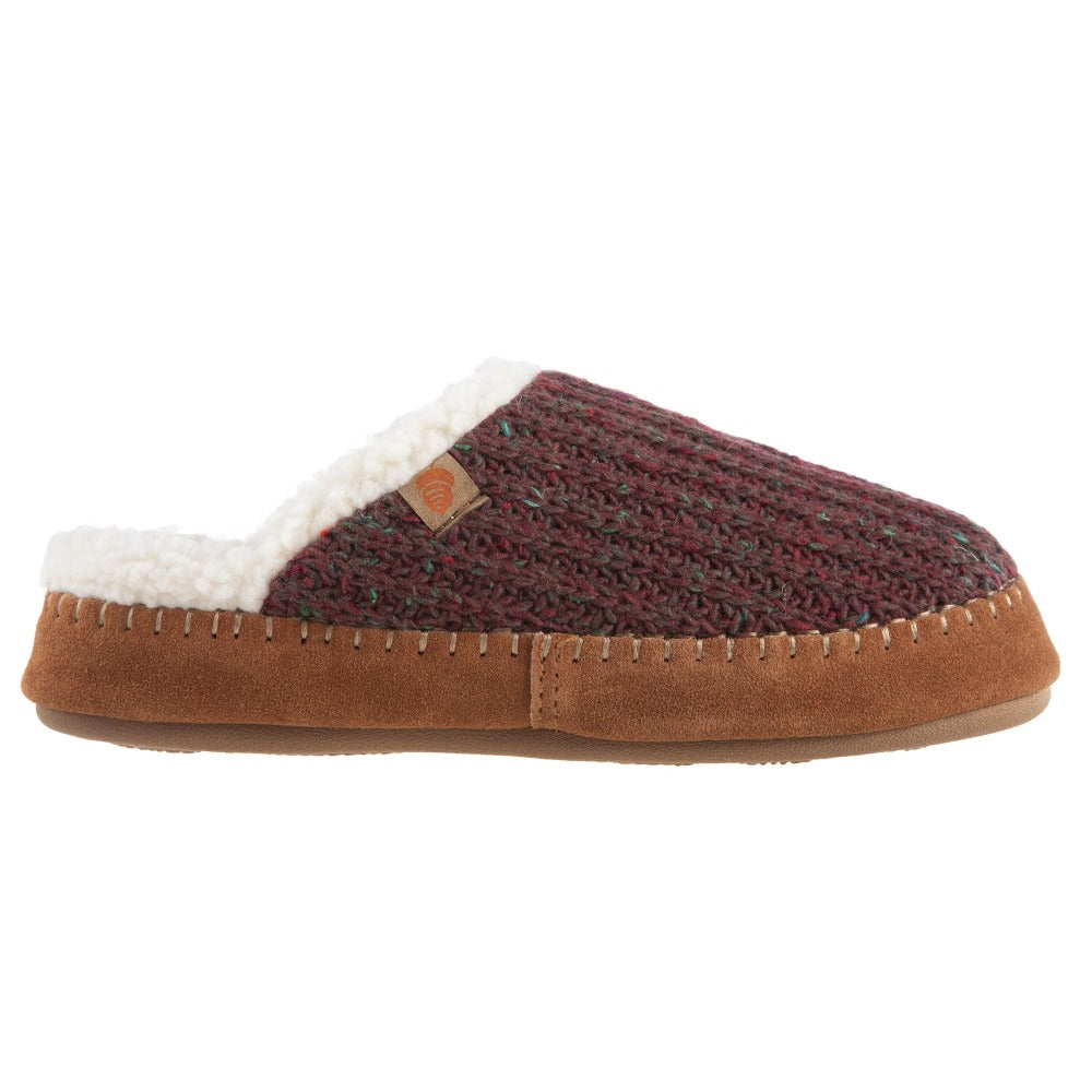 Women’s Recycled Camden Clog in Garnet Profile#color_garnet
