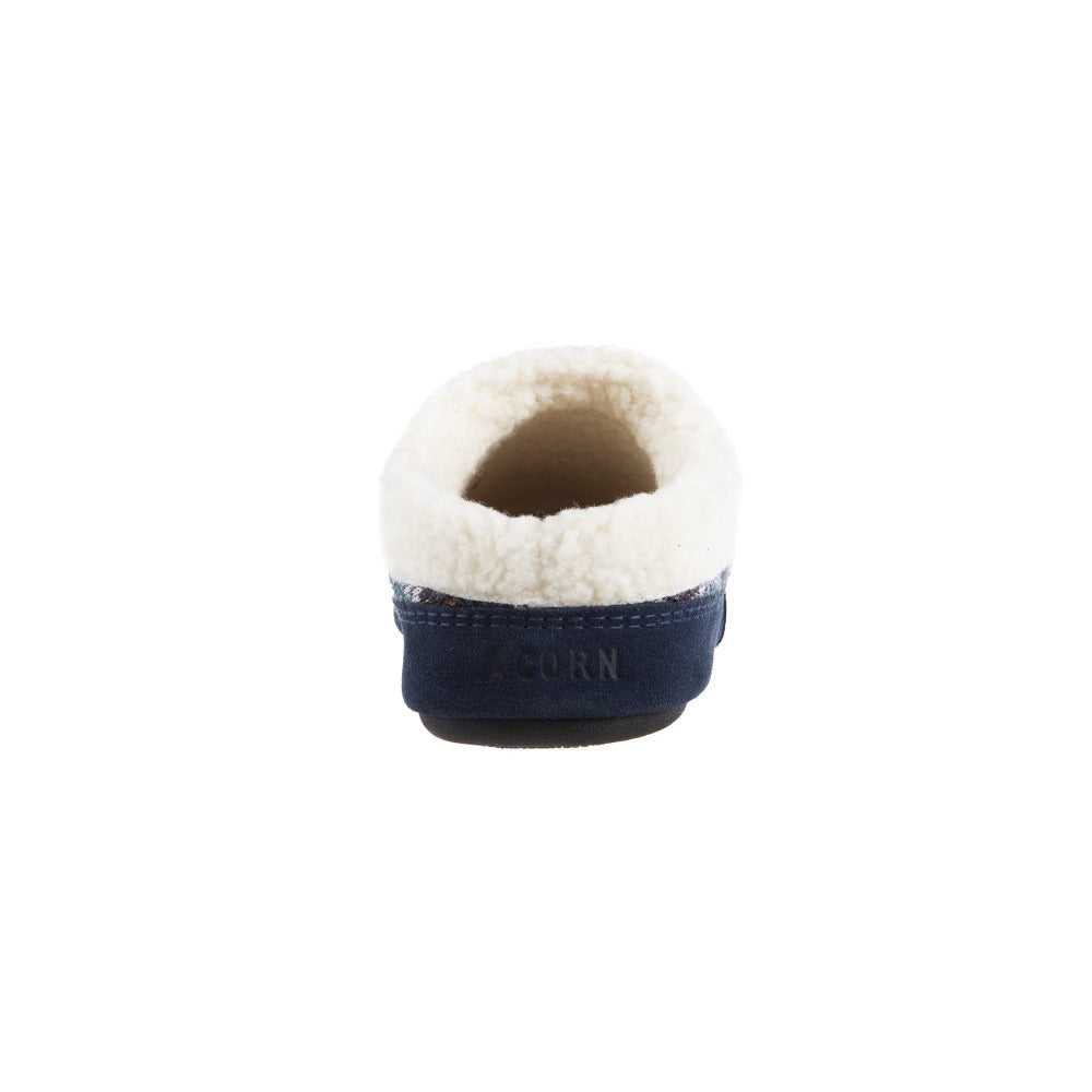 Women's Fairisle Knit Navy Blue Clog Slipper

#color_navy-blue