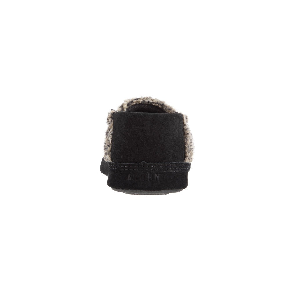 Men’s Acorn Moc with Collapsible Heel Slipper in Earth Tex Back Heel#color_earth-tex