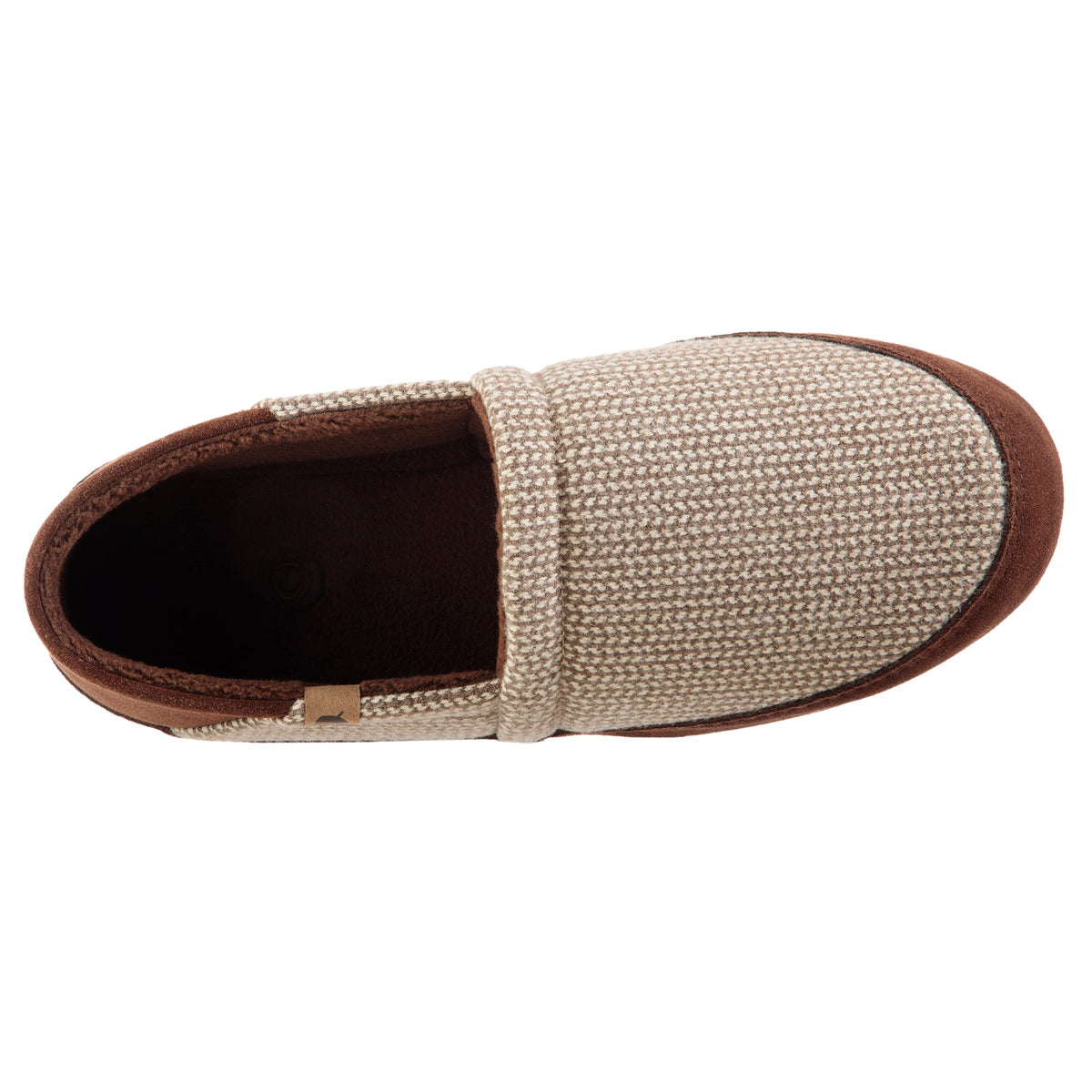Men's Collapsible Heel Smokey Taupe Moccasin Slipper

#color_smokey-taupe