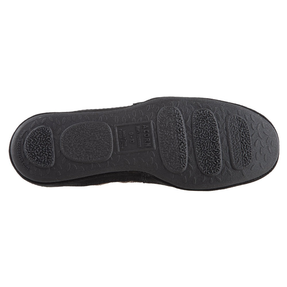 Men's Lightweight Bristol Loafer in Black Bottom Sole Tread#color_black