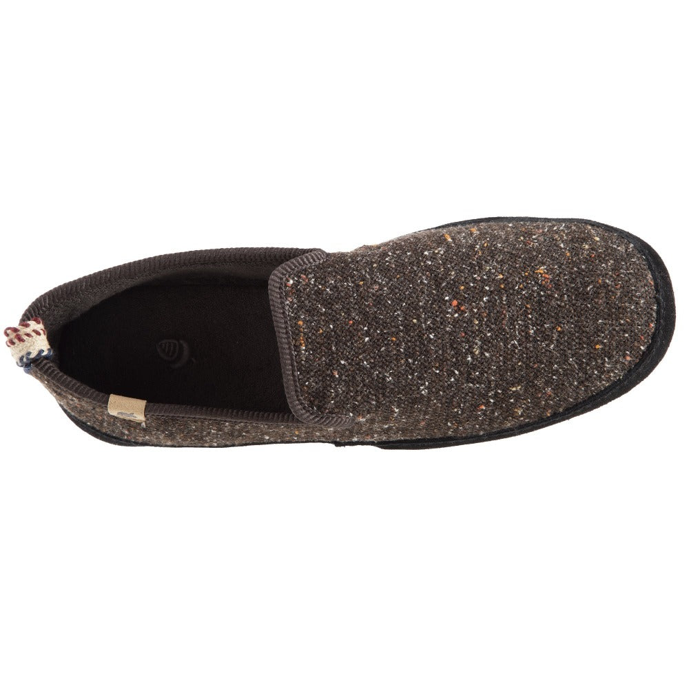 Men's Lightweight Bristol Loafer in Black Inside Top View#color_black