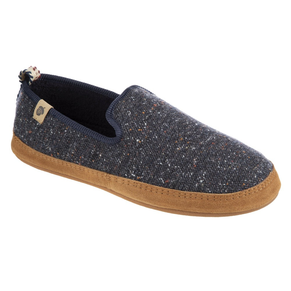 Men's Lightweight Bristol Loafer in Navy Blue Right Angled View#color_navy