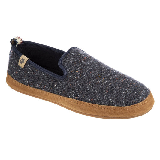 Men's Lightweight Bristol Loafer in Navy Blue Right Angled View#color_navy