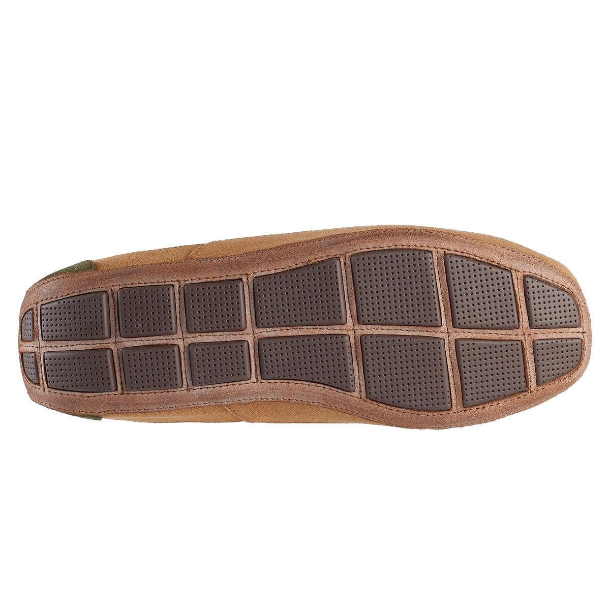 20164 Acorn Mens Hamilton Suede Driving Moccasin #color_buckskin